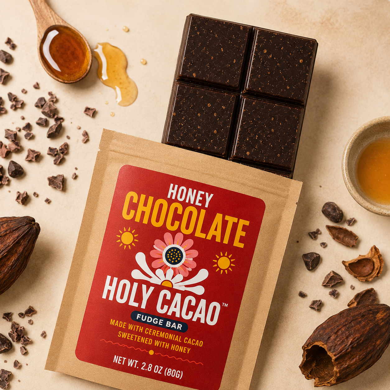Honey Chocolate Bar