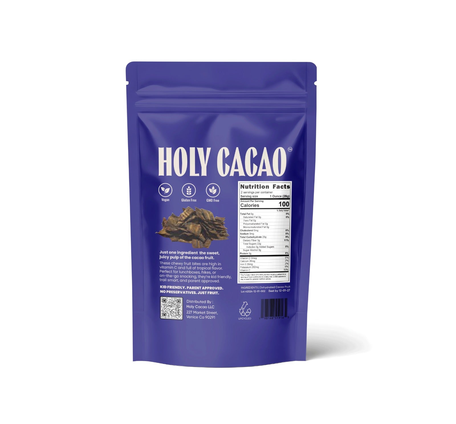 Dried Cacao Fruit - No Added Sugar!