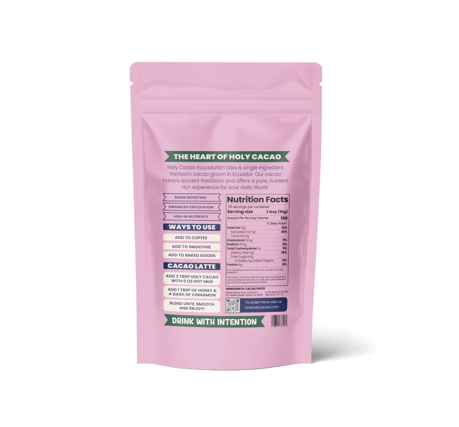 Ecuadorian Bliss – 100% Ceremonial Cacao